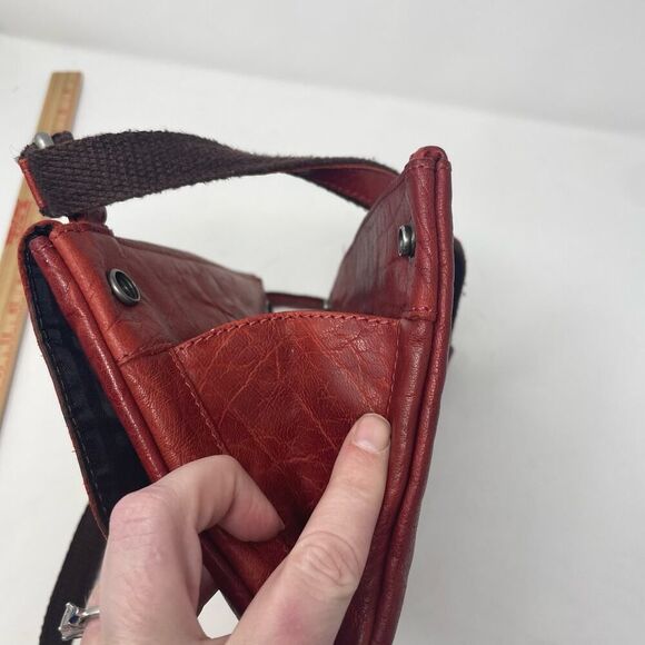 Jack Georges Genuine Leather Crossbody Bag - Picture 4 of 16